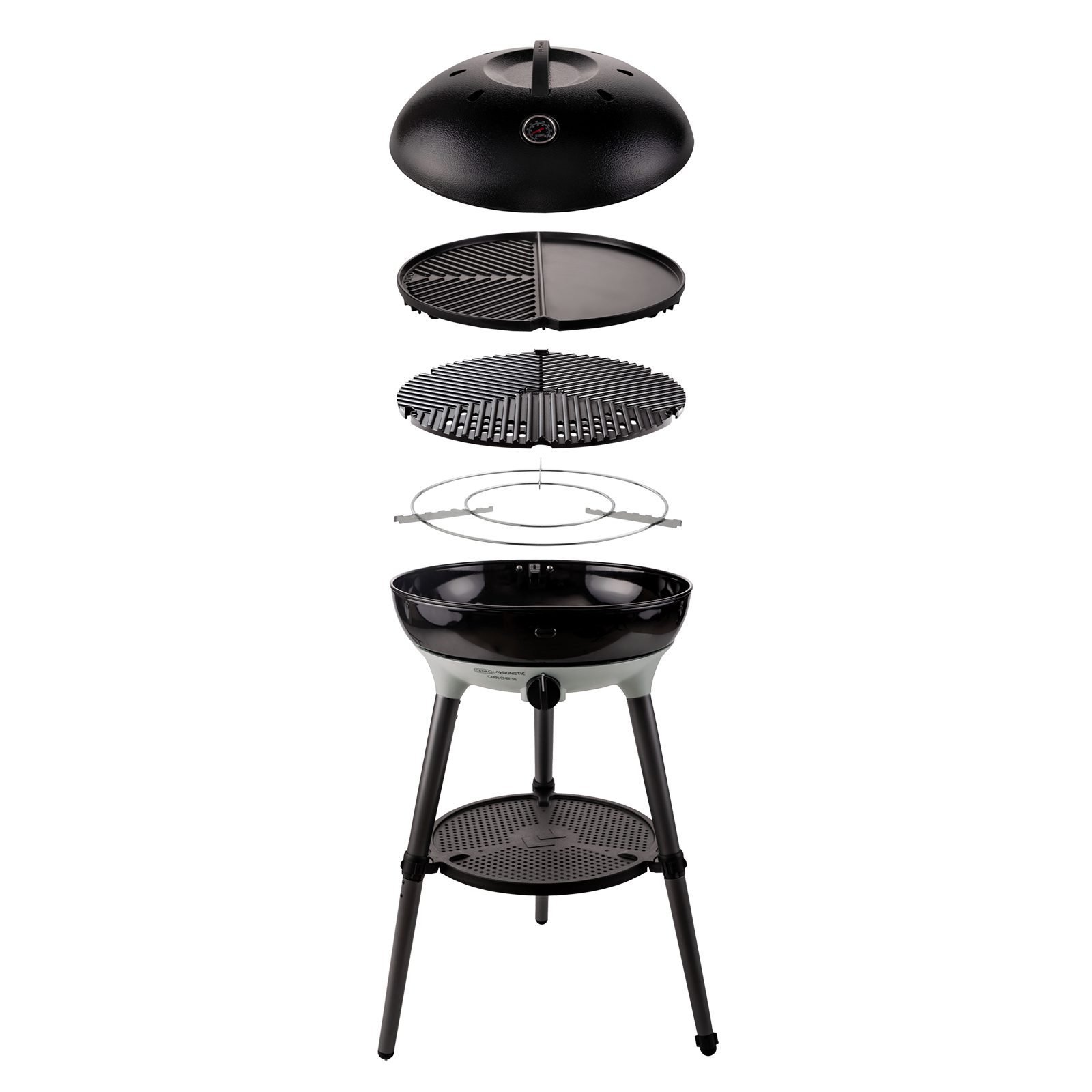 Barbacoa de gas CADAC Carri Chef 50 · encendido piezoeléctrico · superficie de cocción 46 cm