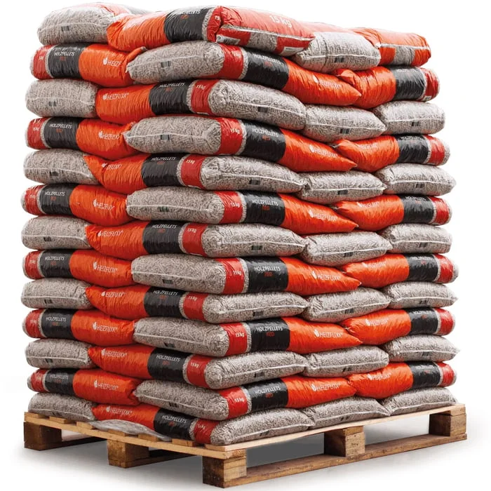 Holzpellets 6 mm aus Hartholz Boismat Heizfuxx Red, DIN EN ISO 17225-2 Klasse A1