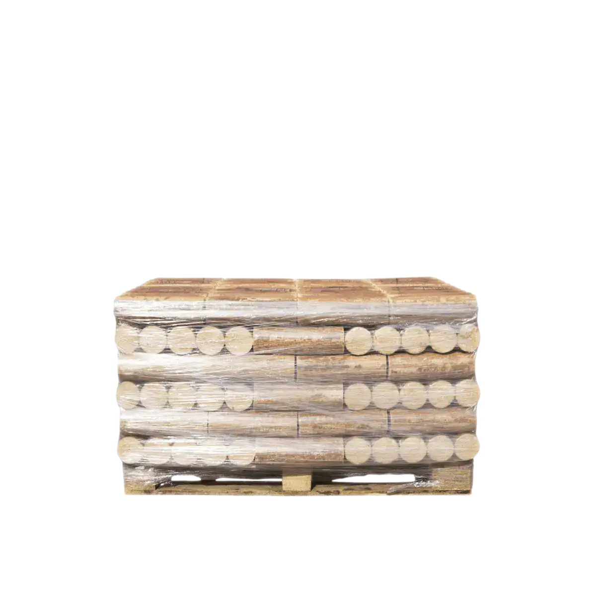 Holzbriketts 48 x 10 kg Pakete, halbe Palette 480 kg ÖkoMcBrix Klassik Plus