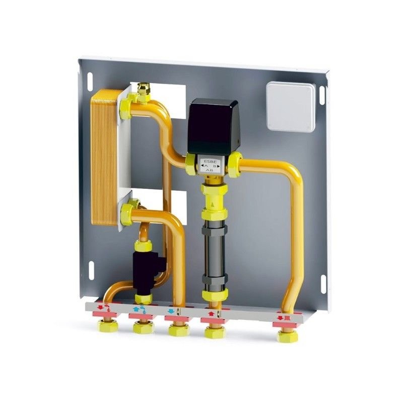 Módulo de agua caliente 8,5 l/min Maxiflame MX 120/1 Mini · 11 × 40 × 50 cm