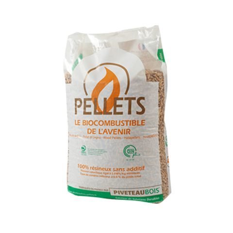 Holzpellets DINplus Piveteau 15 kg Sack, 3 Paletten à 66 Säcke, 2.970 kg 100 % Nadelholz aus Frankreich